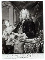 Colley Cibber, engraved by Edward Fisher